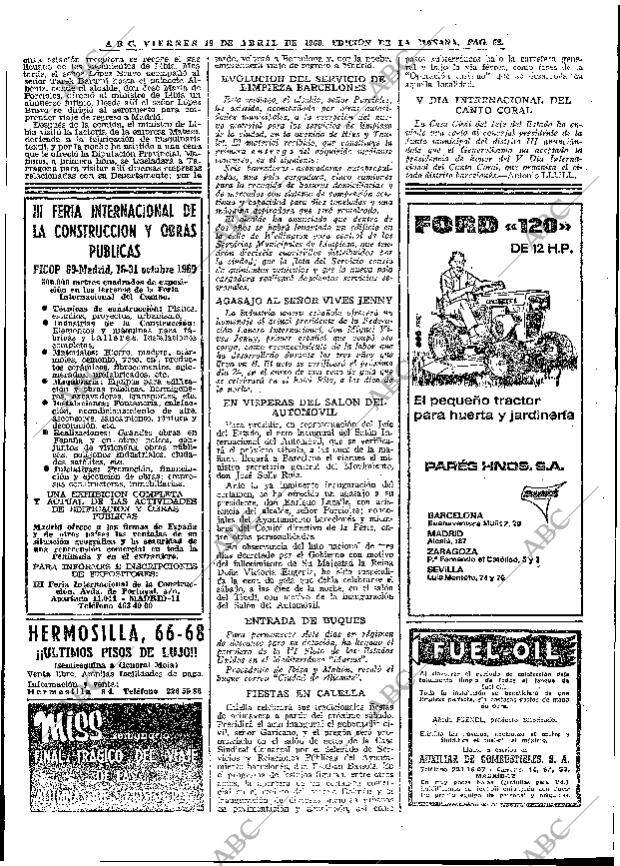 ABC MADRID 18-04-1969 página 78
