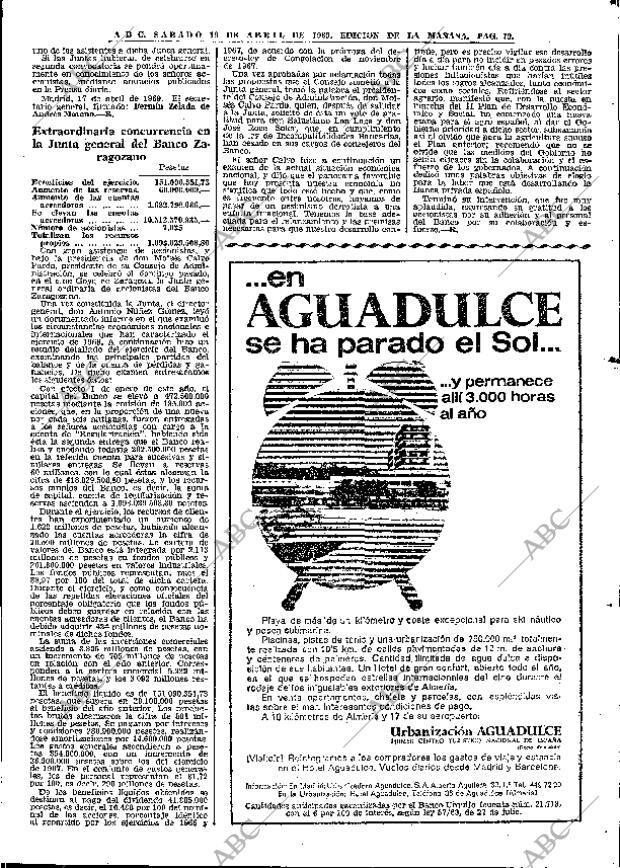 ABC MADRID 19-04-1969 página 109