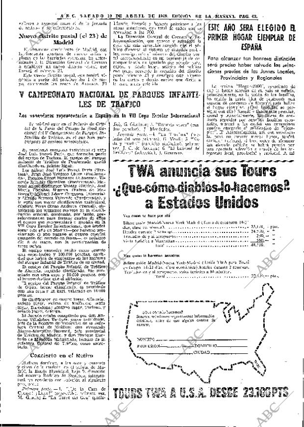ABC MADRID 19-04-1969 página 93