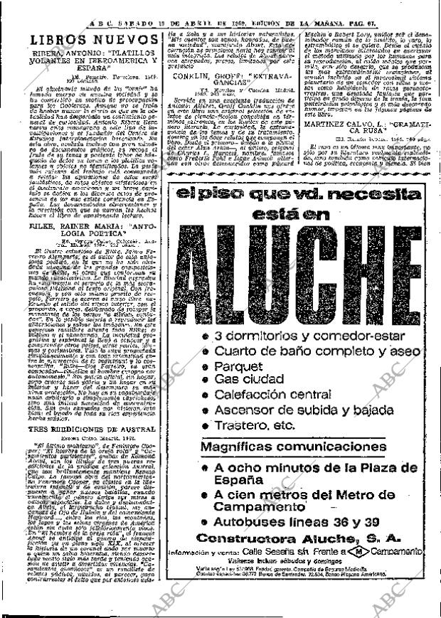 ABC MADRID 19-04-1969 página 97