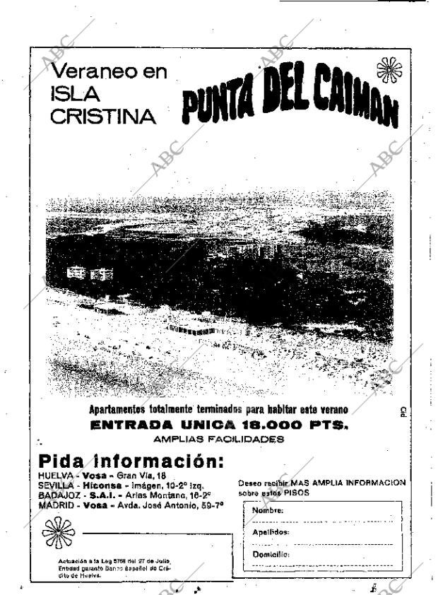 ABC SEVILLA 19-04-1969 página 28