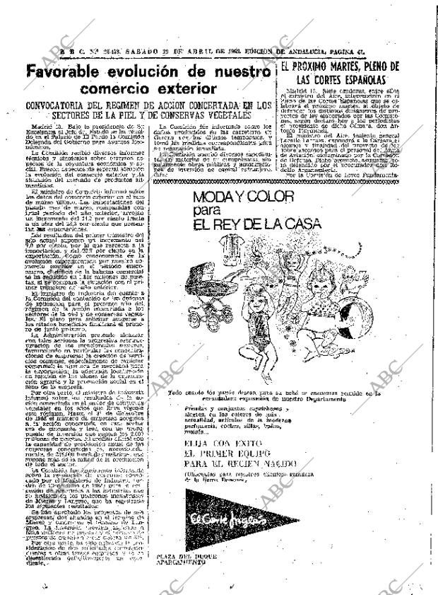ABC SEVILLA 19-04-1969 página 41