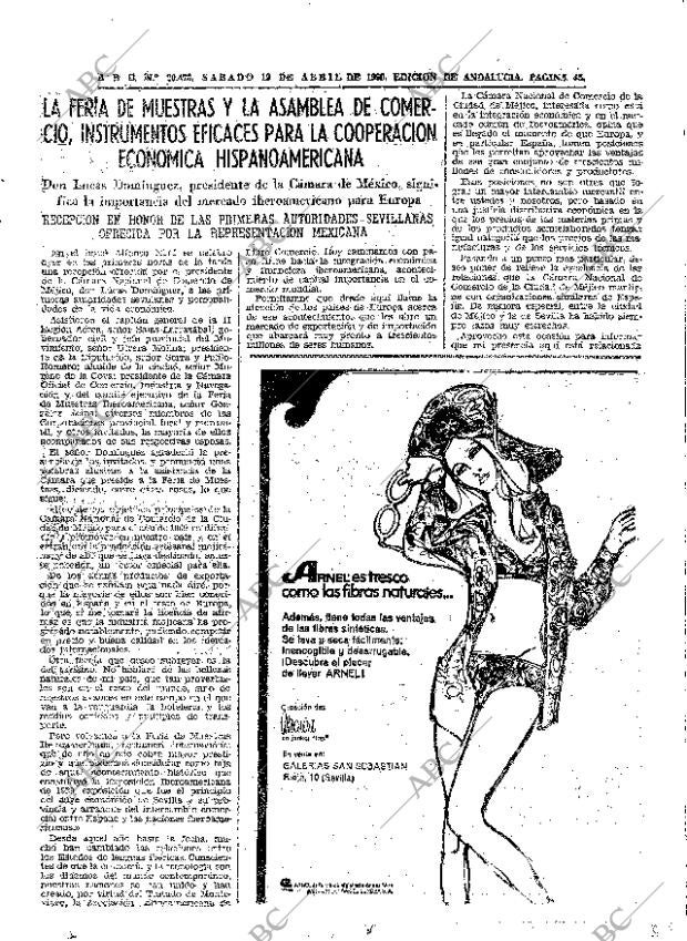 ABC SEVILLA 19-04-1969 página 45