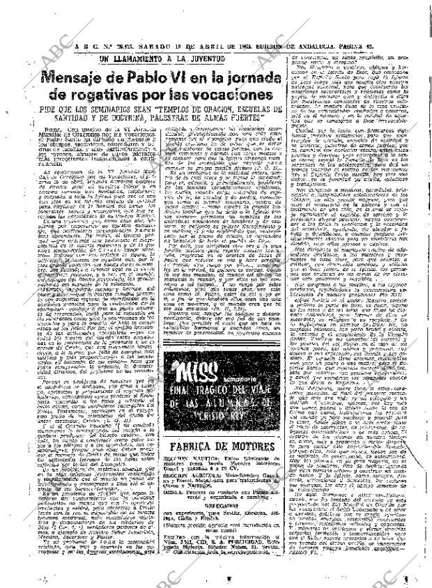 ABC SEVILLA 19-04-1969 página 49