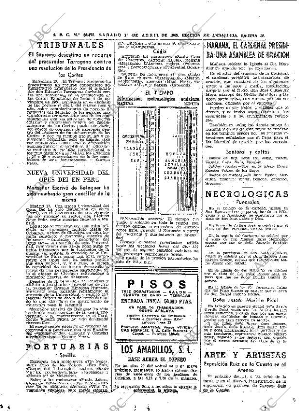 ABC SEVILLA 19-04-1969 página 56