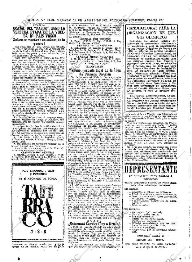 ABC SEVILLA 19-04-1969 página 67