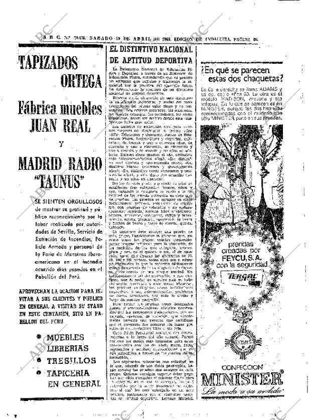 ABC SEVILLA 19-04-1969 página 68