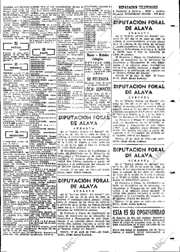 ABC MADRID 20-04-1969 página 107