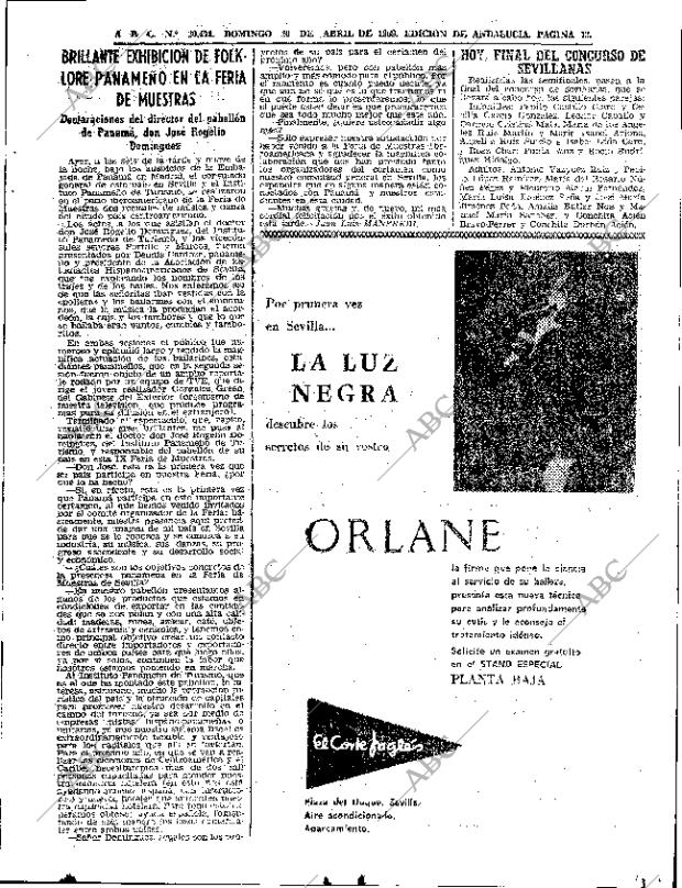 ABC SEVILLA 20-04-1969 página 67