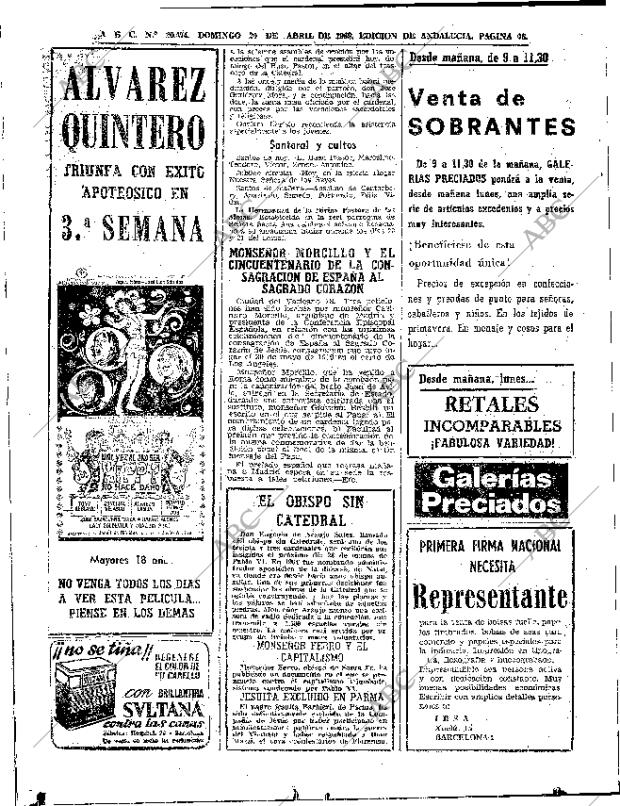 ABC SEVILLA 20-04-1969 página 70