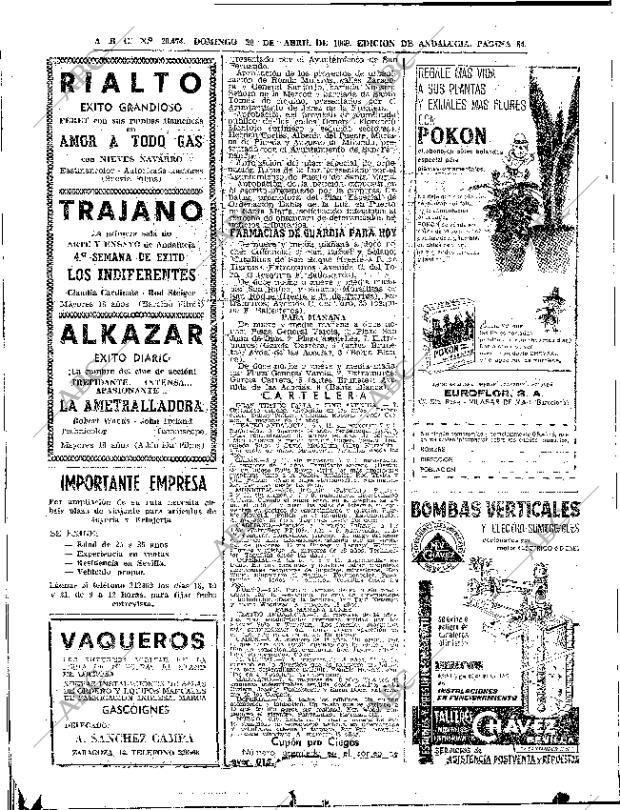 ABC SEVILLA 20-04-1969 página 78