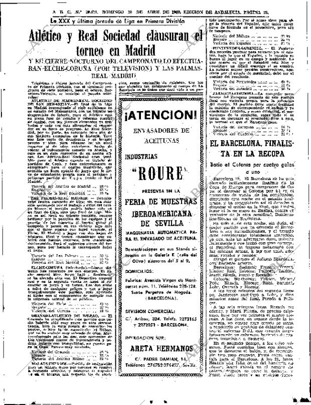 ABC SEVILLA 20-04-1969 página 87