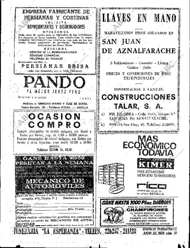 ABC SEVILLA 20-04-1969 página 99