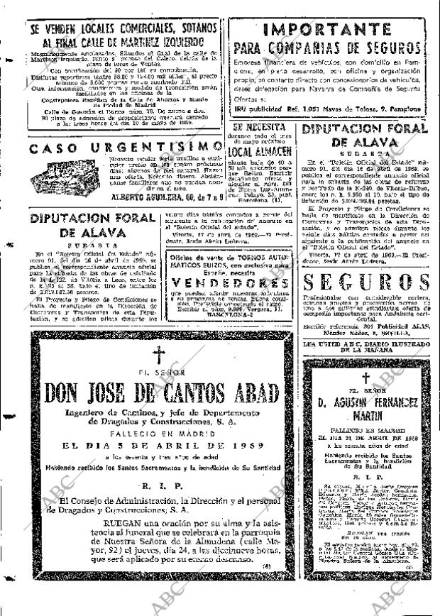 ABC MADRID 22-04-1969 página 116