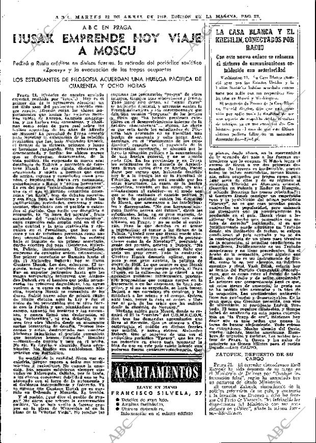 ABC MADRID 22-04-1969 página 37