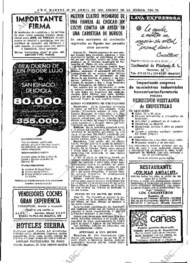 ABC MADRID 22-04-1969 página 42