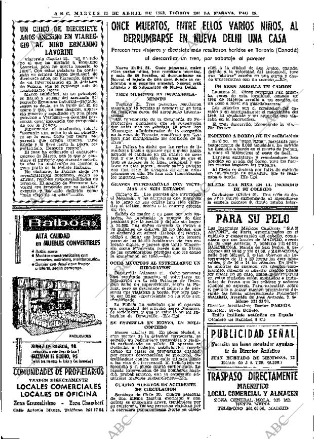 ABC MADRID 22-04-1969 página 43