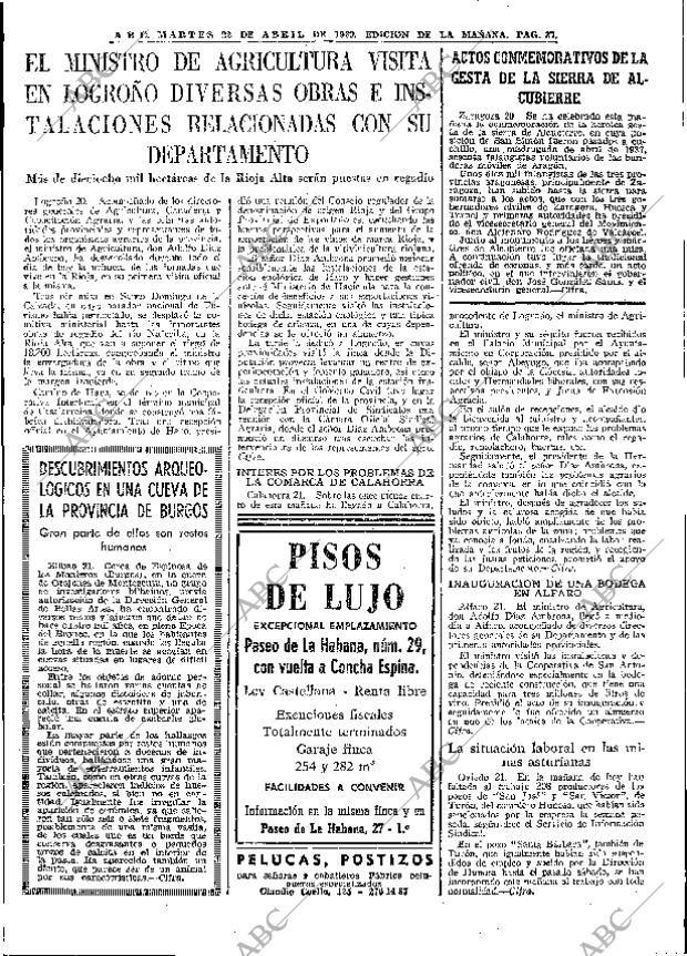 ABC MADRID 22-04-1969 página 51