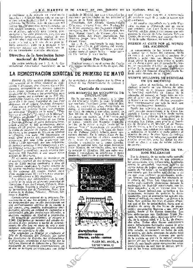 ABC MADRID 22-04-1969 página 57