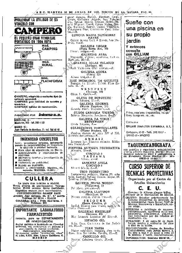 ABC MADRID 22-04-1969 página 60