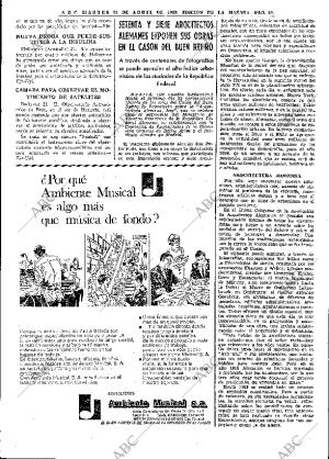 ABC MADRID 22-04-1969 página 63