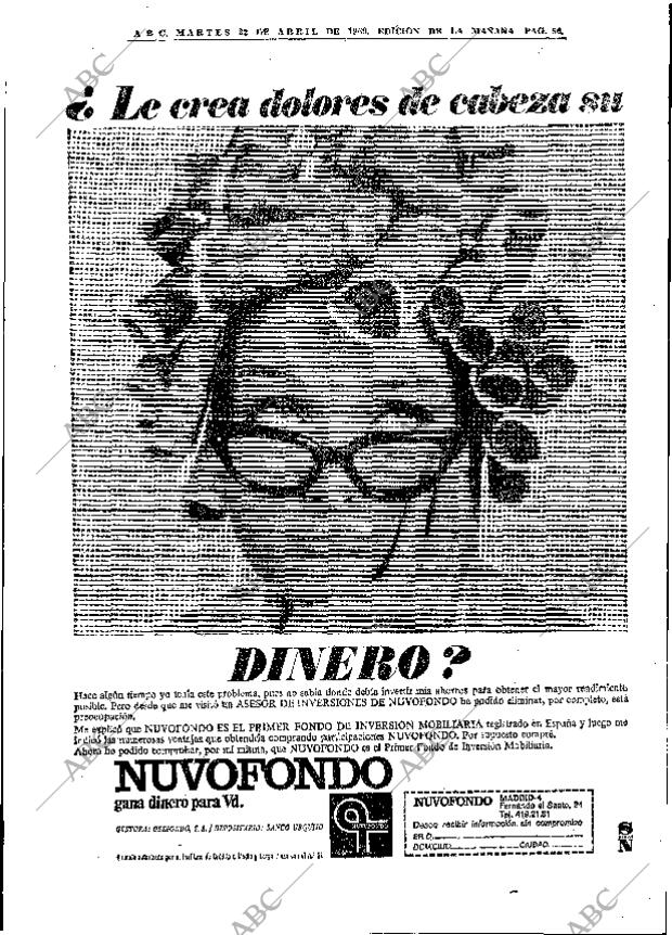 ABC MADRID 22-04-1969 página 64