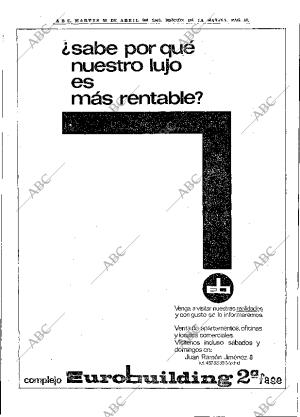 ABC MADRID 22-04-1969 página 70