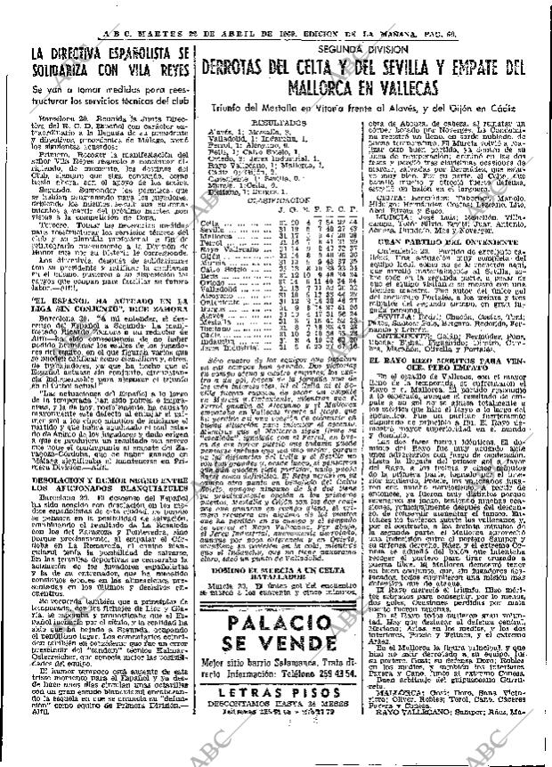 ABC MADRID 22-04-1969 página 74