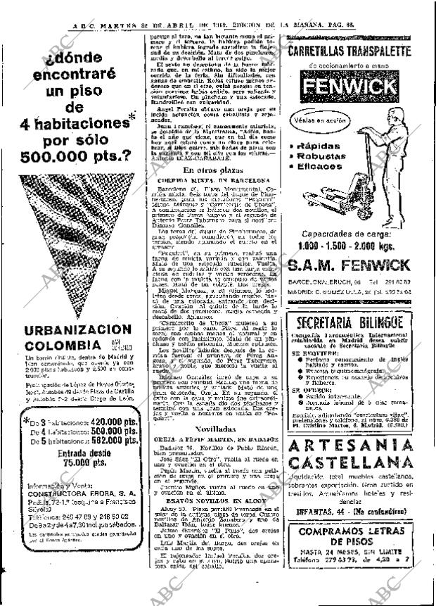 ABC MADRID 22-04-1969 página 82