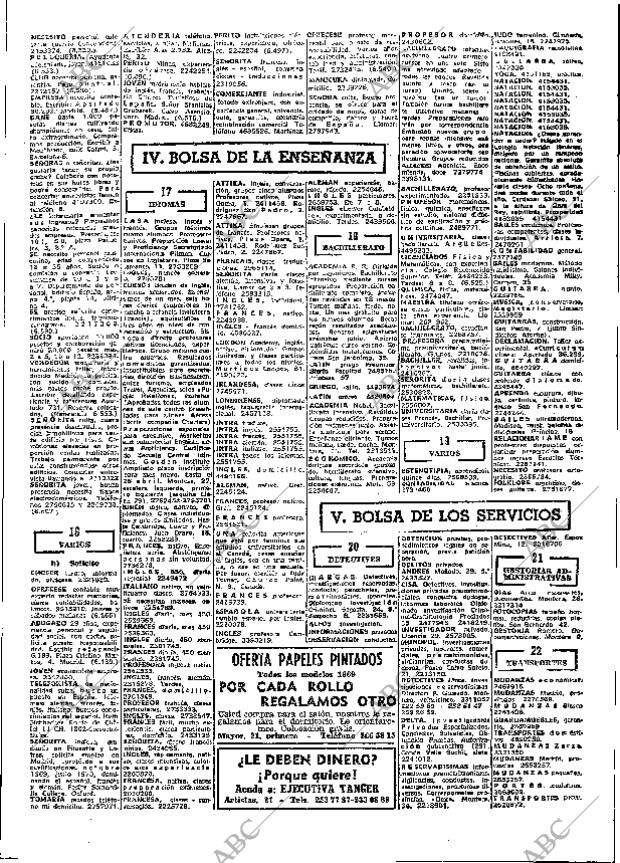 ABC MADRID 23-04-1969 página 135