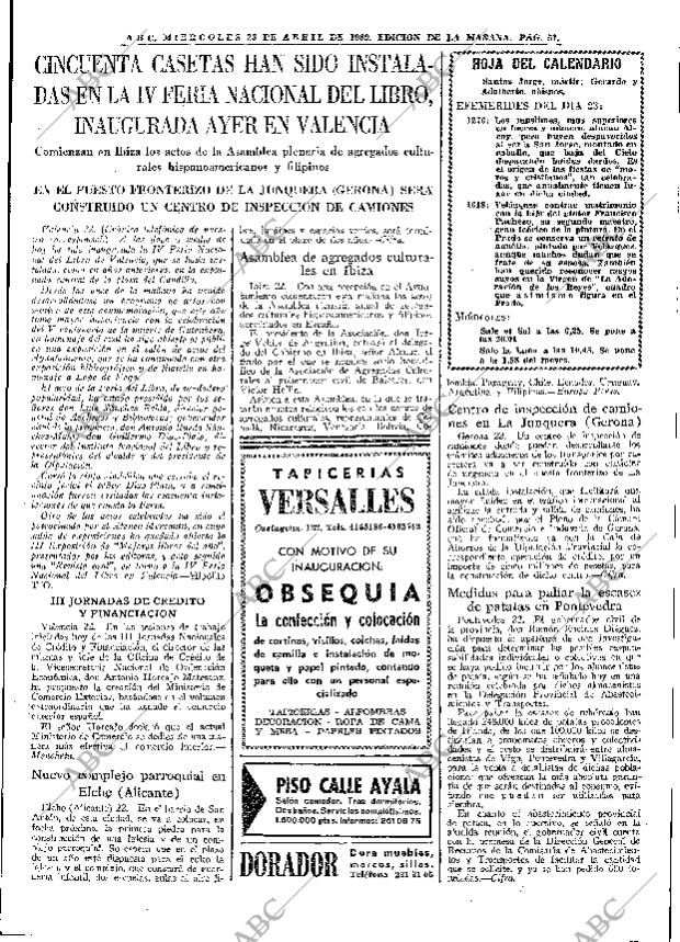 ABC MADRID 23-04-1969 página 77
