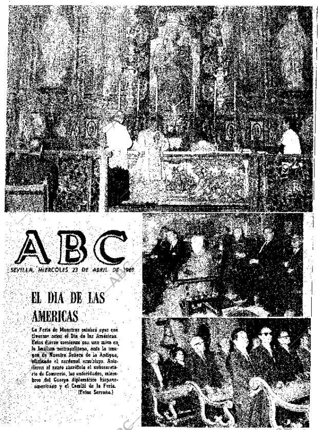 ABC SEVILLA 23-04-1969 página 1
