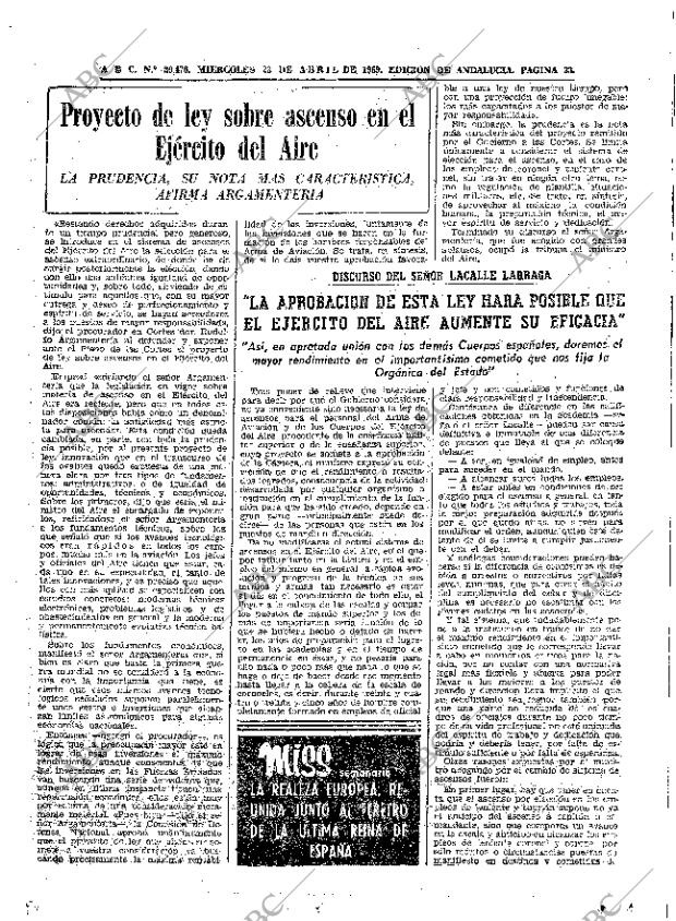 ABC SEVILLA 23-04-1969 página 33