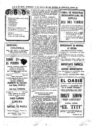 ABC SEVILLA 23-04-1969 página 44