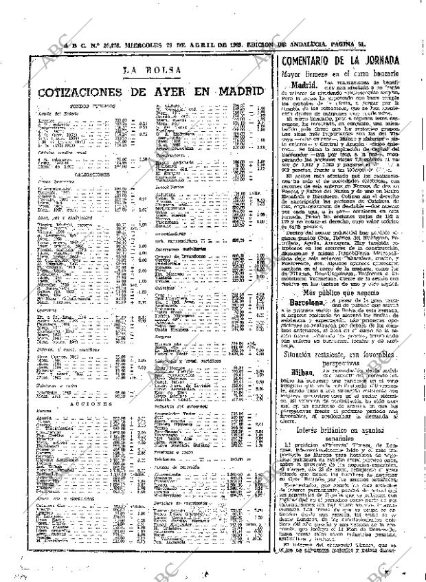 ABC SEVILLA 23-04-1969 página 51