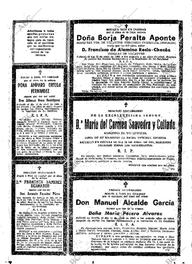 ABC SEVILLA 23-04-1969 página 77