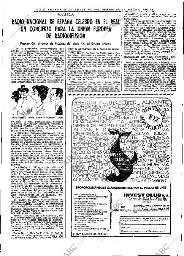 ABC MADRID 24-04-1969 página 101