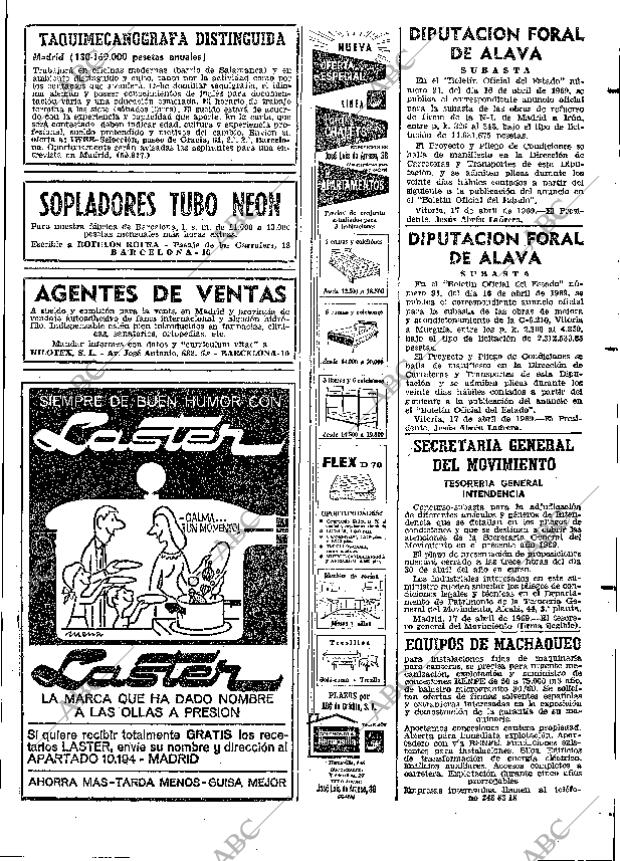 ABC MADRID 24-04-1969 página 133