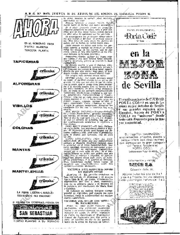 ABC SEVILLA 24-04-1969 página 66