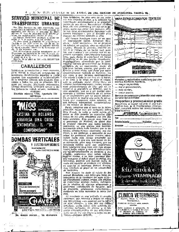 ABC SEVILLA 24-04-1969 página 70