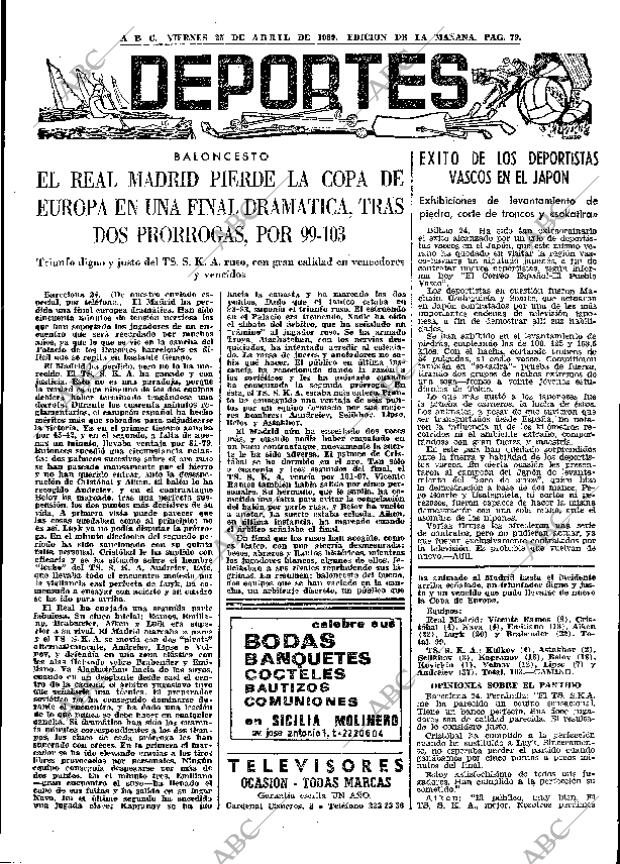 ABC MADRID 25-04-1969 página 105