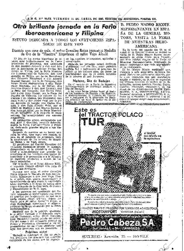 ABC SEVILLA 25-04-1969 página 111