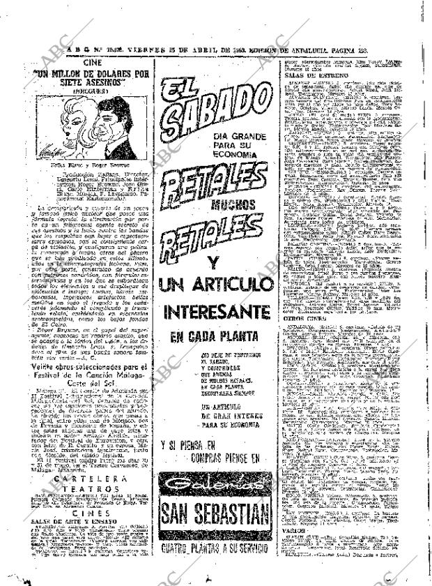 ABC SEVILLA 25-04-1969 página 133