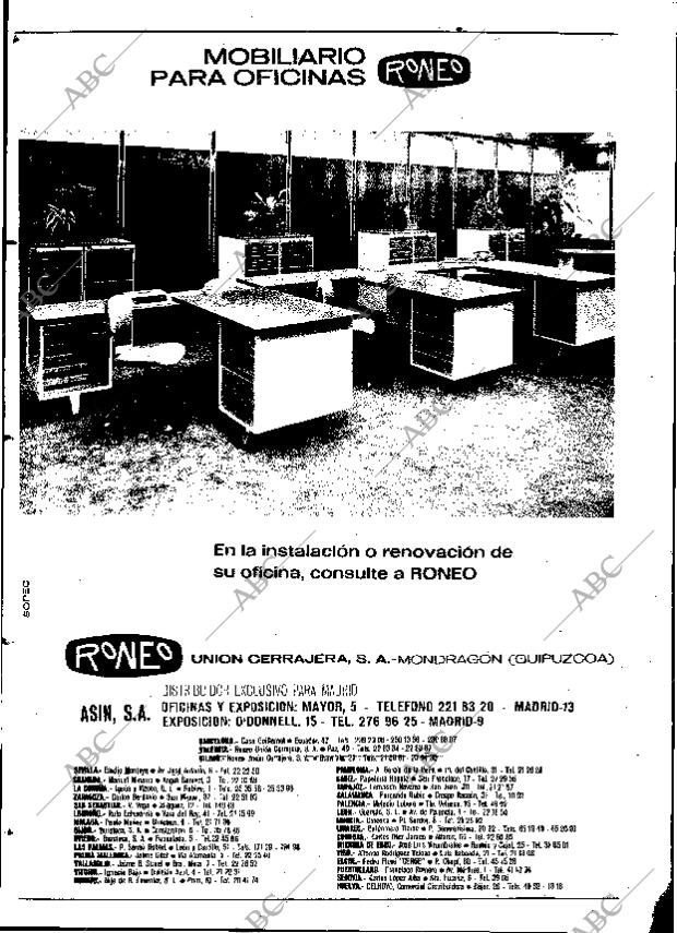 ABC MADRID 26-04-1969 página 20