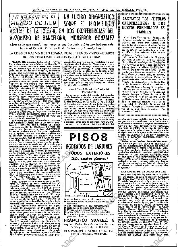 ABC MADRID 26-04-1969 página 73