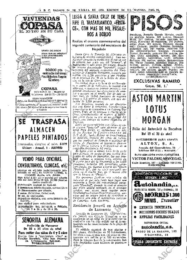 ABC MADRID 26-04-1969 página 82