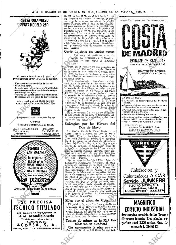 ABC MADRID 26-04-1969 página 86