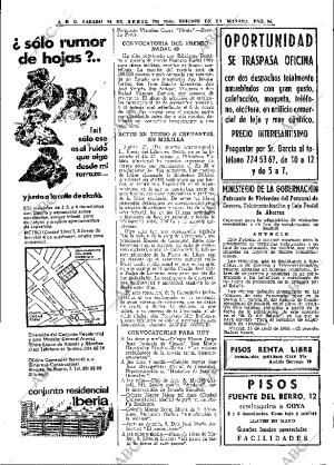 ABC MADRID 26-04-1969 página 92