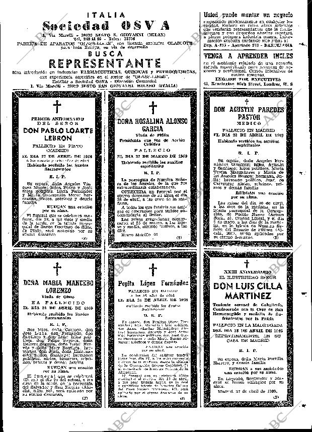 ABC MADRID 27-04-1969 página 105