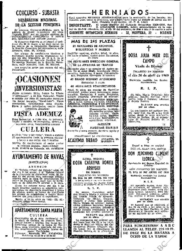 ABC MADRID 27-04-1969 página 106